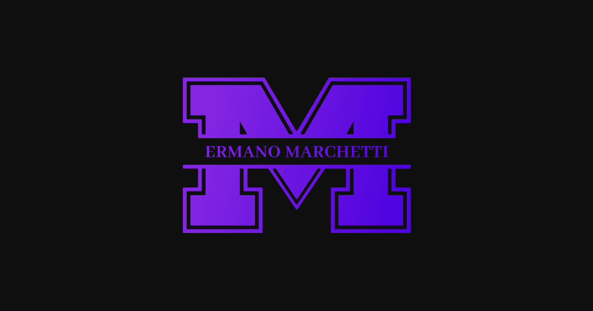 Logo da Escola Estadual Ermano Marchetti colorido