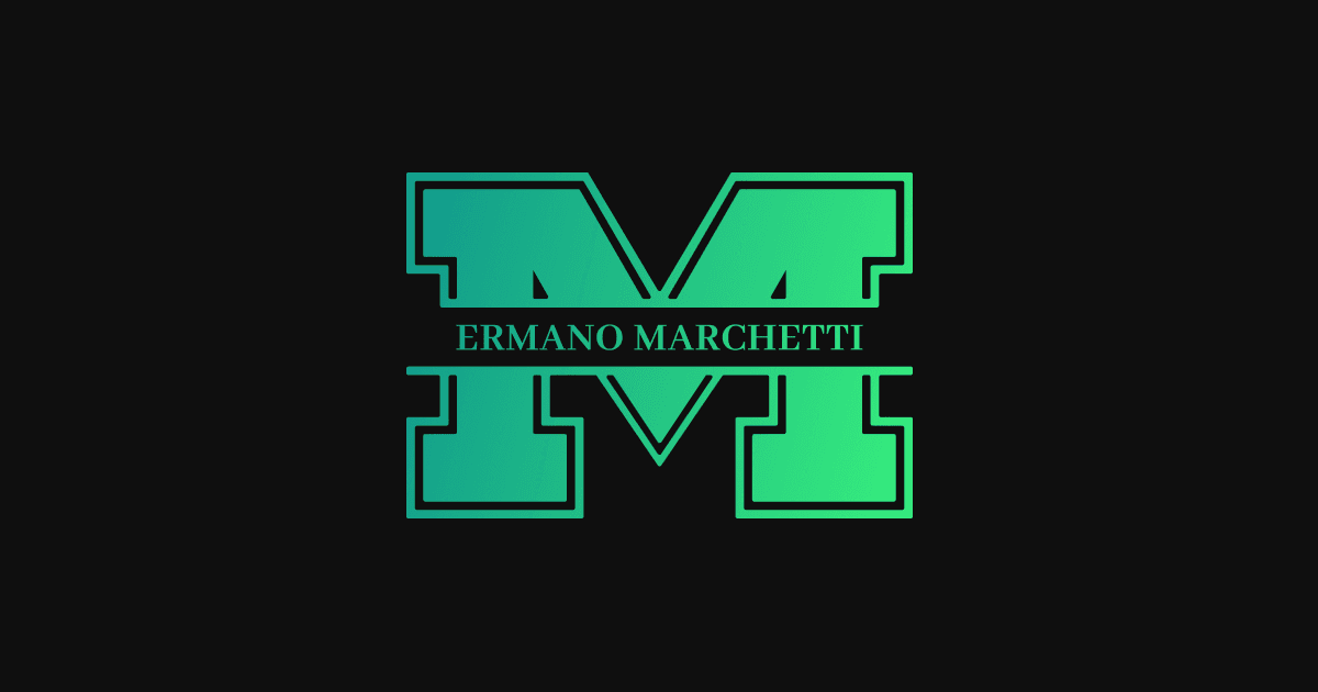 Logo da Escola Estadual Ermano Marchetti colorido
