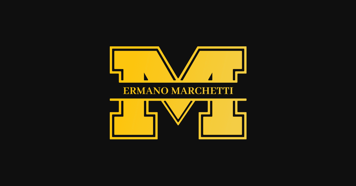 Logo da Escola Estadual Ermano Marchetti colorido