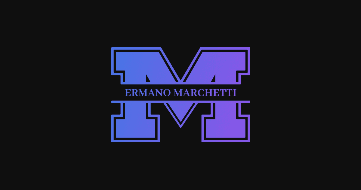 Logo da Escola Estadual Ermano Marchetti colorido